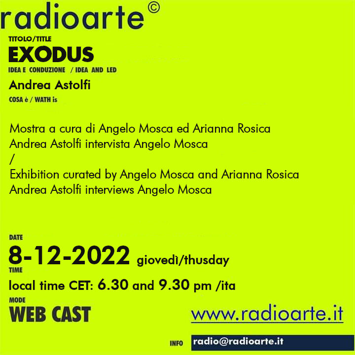 ‘EXODUS’- Andrea Astolfi interviews Angelo Mosca /ita