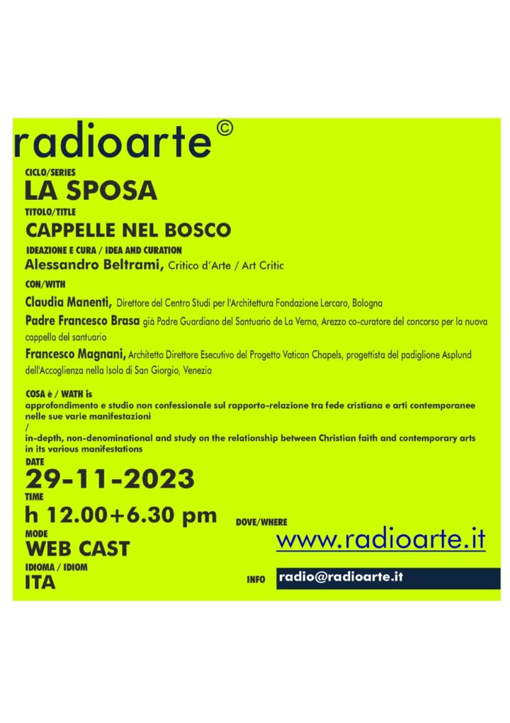 LA SPOSA #3 Beltrami, Manenti, Brasa, Magnani, Fusj, parlano sul tema ”CAPPELLE NEL BOSCO”/ita