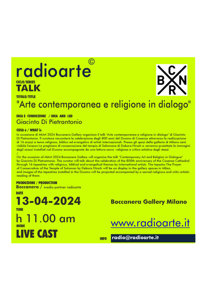 “Arte contemporanea e religione in dialogo” di Giacinto Di Pietrantonio /ita